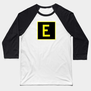 E - Echo - FAA taxiway sign, phonetic alphabet Baseball T-Shirt